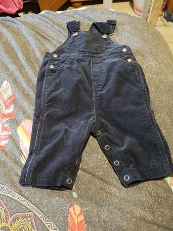Salopette longue petit bateau 3 mois