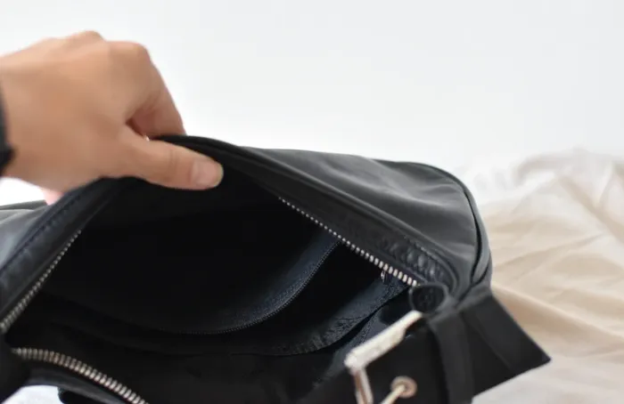 Sac Vintage Baguette Longchamp Noir Effet Ceinture - Comme Neuf - photo numéro 9