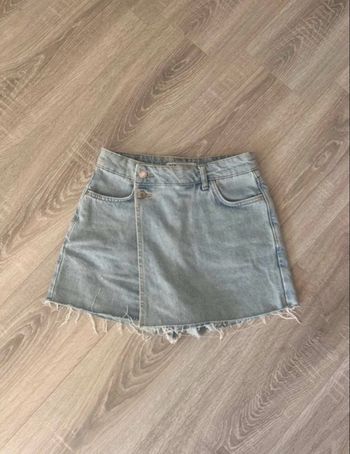 jupe short en jean zara 