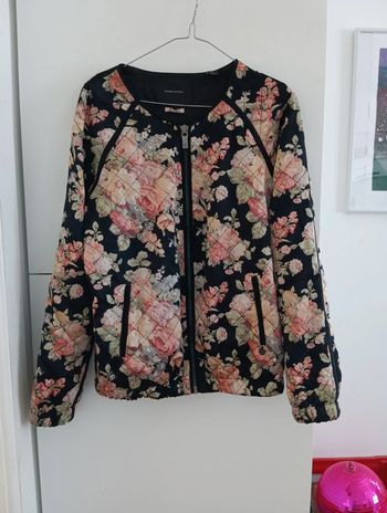 Veste matelassée à fleurs maison scotch taille 2
