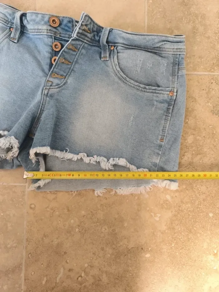 Mini short Femme en Jean Tommy Hilfiger Taille FR40 - photo numéro 6