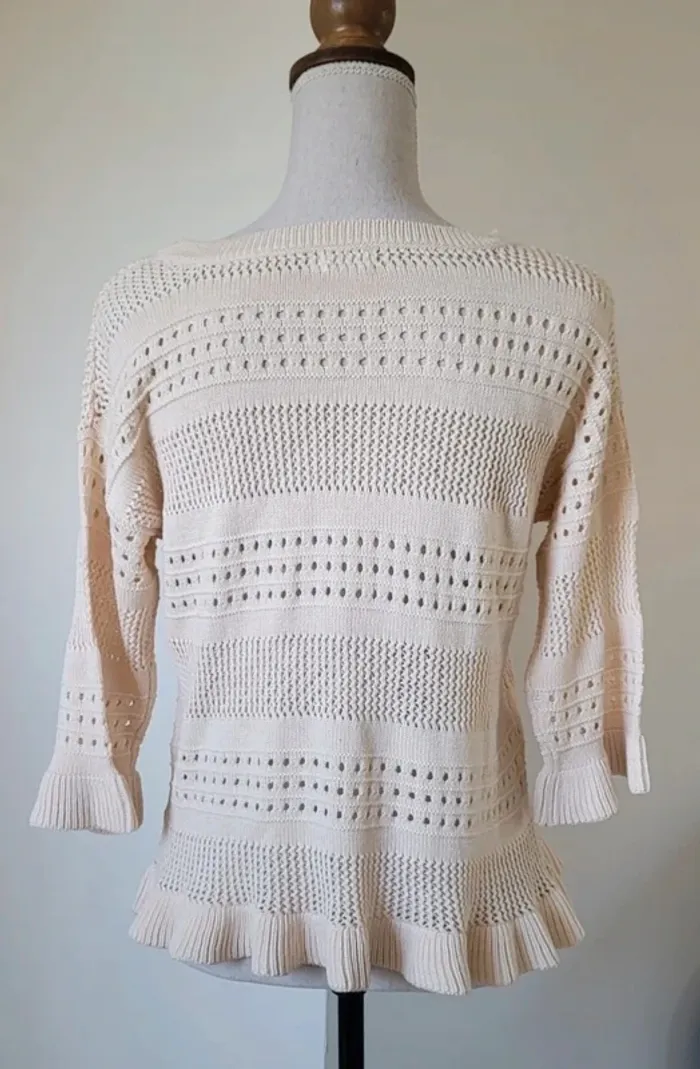 Pull beige écru Gémo Taille 36 - photo numéro 5