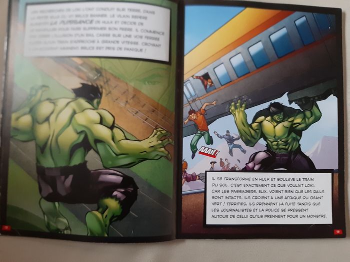 livre enfant - Avengers - De la terre vers l'infini - Marvel - photo numéro 6