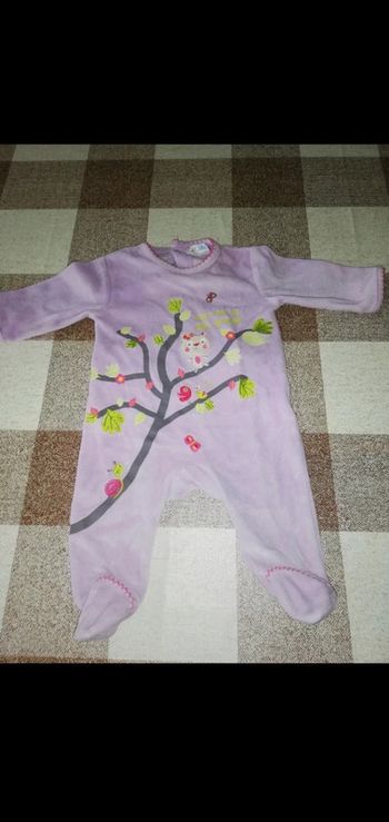 Pijama parme arbre épais kitchoun 3 mois