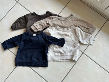 Lot 4 pulls mixtes 2-4 mois H&M