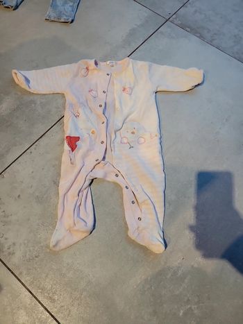 Gigoteuse body manche longue chaud bébé 9 mois