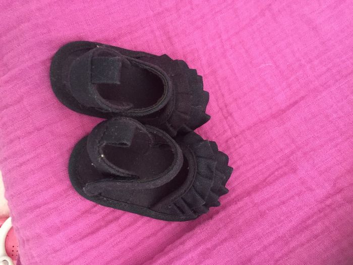 Chaussure été bb 0/3 mois bleu marine - photo numéro 3