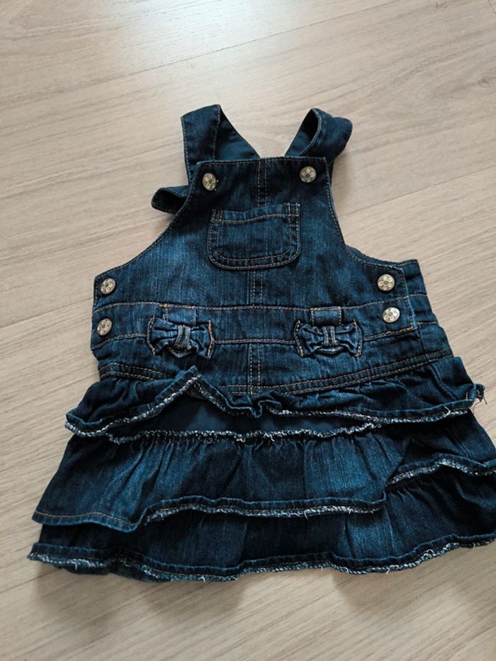 Robe courte en jean. Tissaia 9 mois
