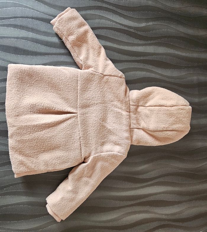 Manteau d'hiver à capuche fourrée 18 mois  80 cm Mes petits cailloux - photo numéro 3