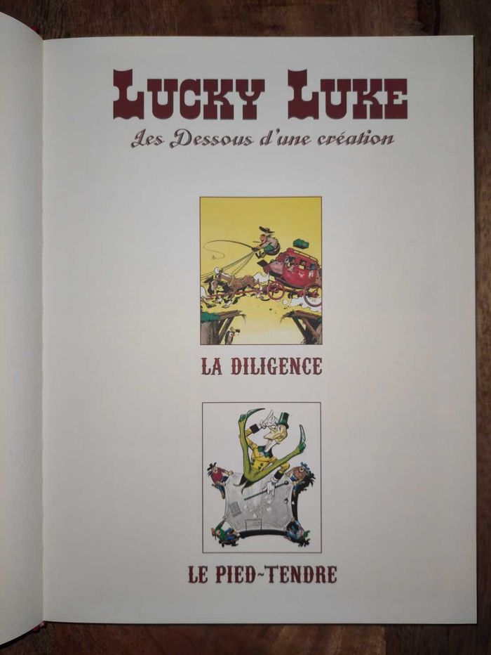 Lucky Luke La diligence + Pied tendre - les dessous d'une création - photo numéro 4