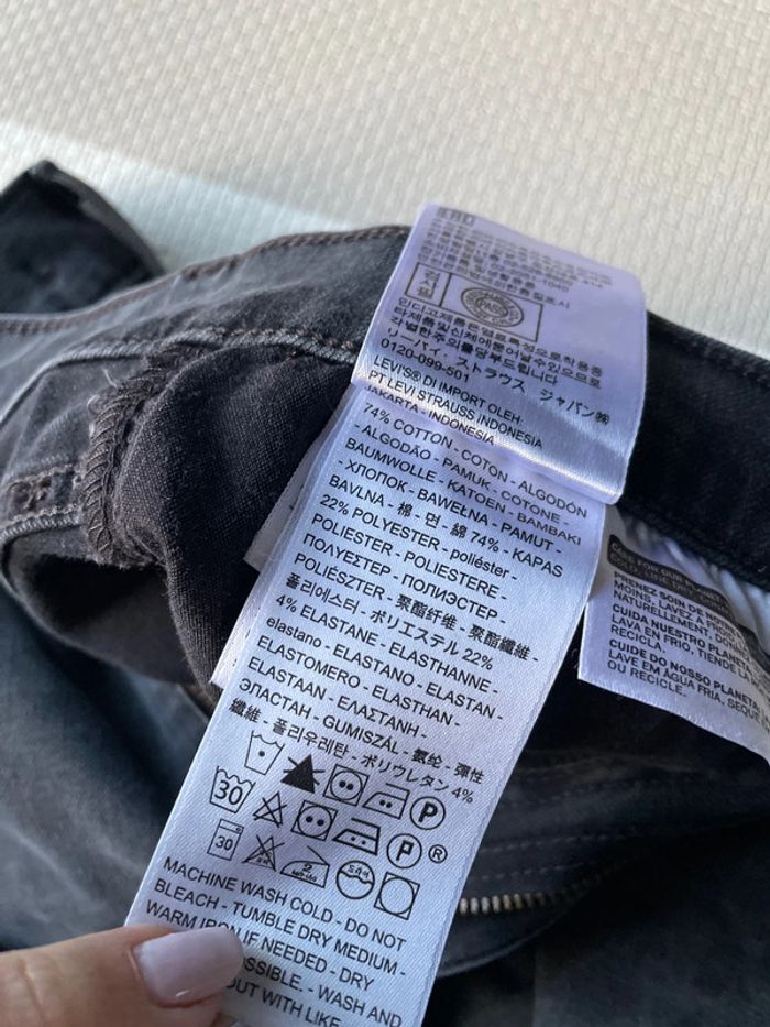 Jean levi’s mile high super skinny gris 27 - photo numéro 6