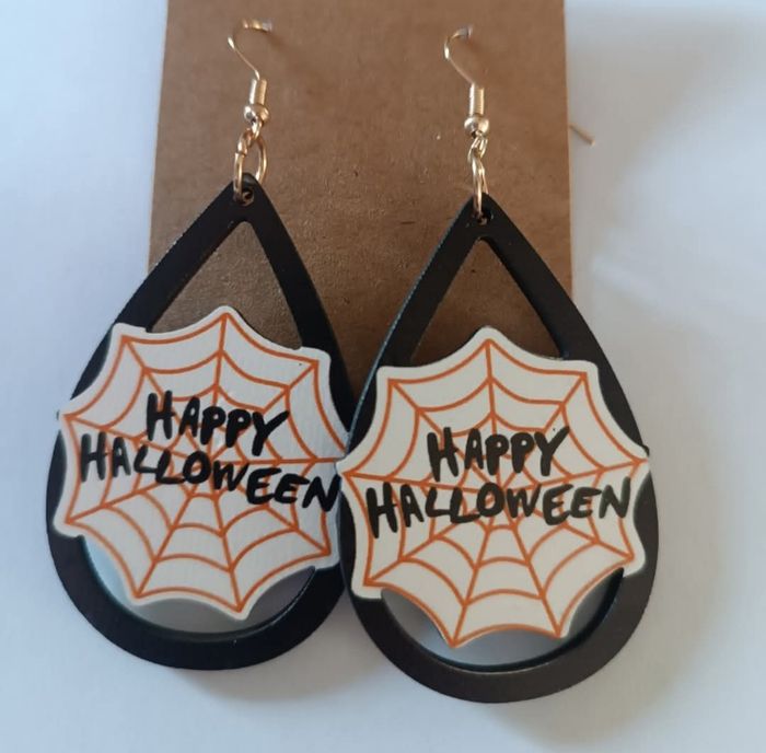Boucles d'oreilles halloween - photo numéro 2