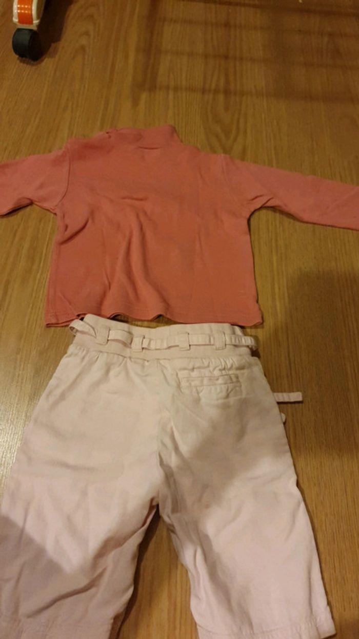 ensemble 18 mois rose - photo numéro 2