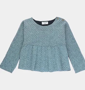 T-Shirt à manches longues 18 mois en coton et acrylique 1+ in the family