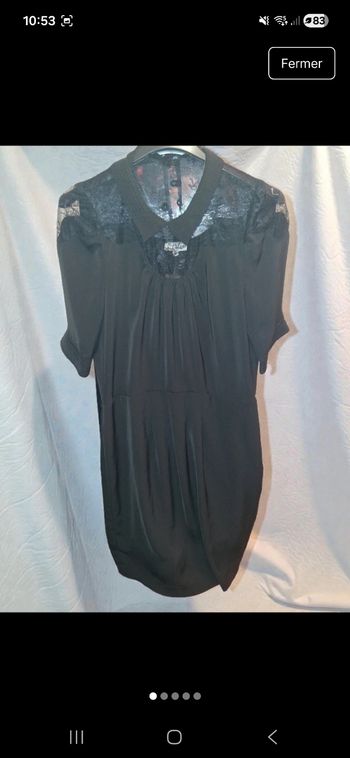 Robe noir claudie pierlot 38