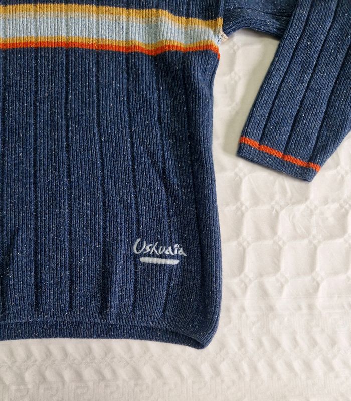 Pull col roulé  , vintage  , homme , taille M  , Ushuaia  , laine - photo numéro 2