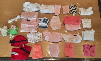 Lot vêtements fille,  1 mois, 20 pièces, descriptif complet photo n 2