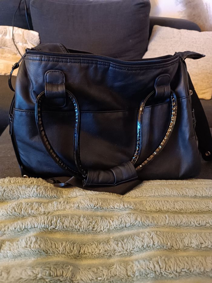 Sac à langer simili cuir - photo numéro 3