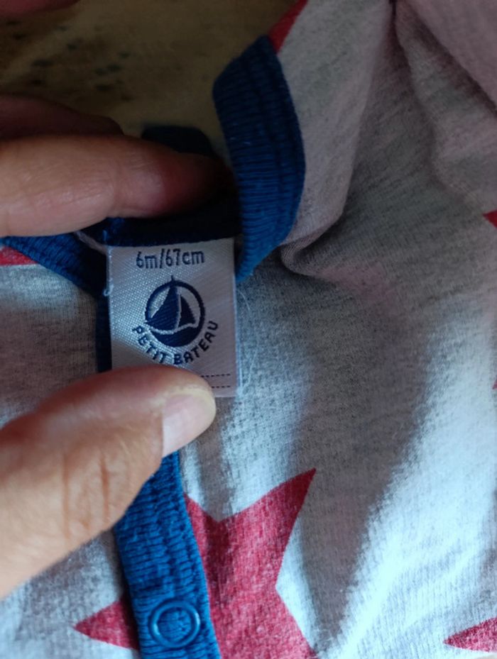 Pyjama petit bateau 6 mois - photo numéro 2