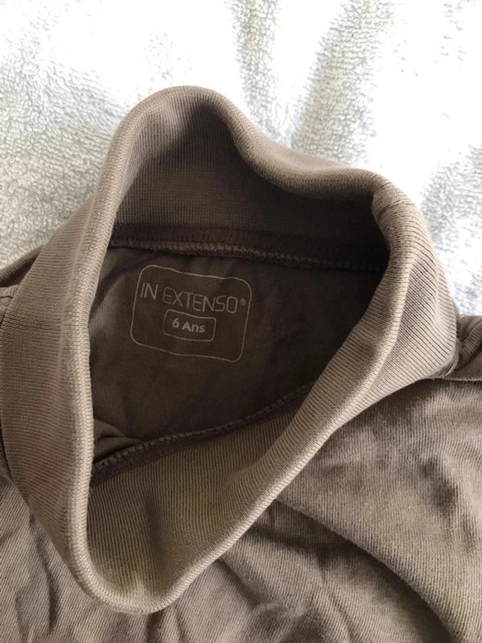 Sous Pull Kaki - taille 6ans - In extenso - photo numéro 4