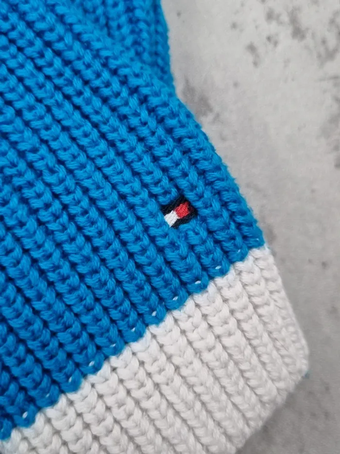 Pull rayé multicolore Tommy Hilfiger – Taille XL Femme (mesures en photos) - photo numéro 5