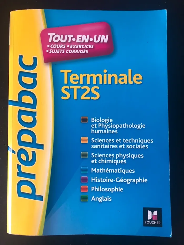 prepabac terminale ST2S