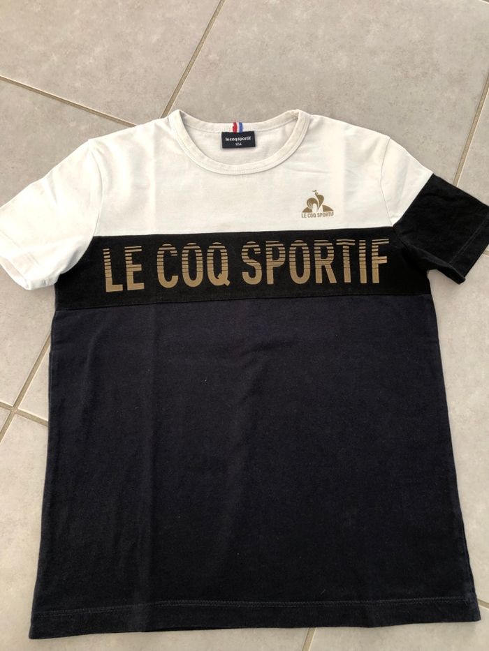 T shirt garçon le coq sportif bicolore 10 ans - photo numéro 11