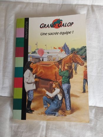 Livre enfant titre Grand galop une sacrée équipe