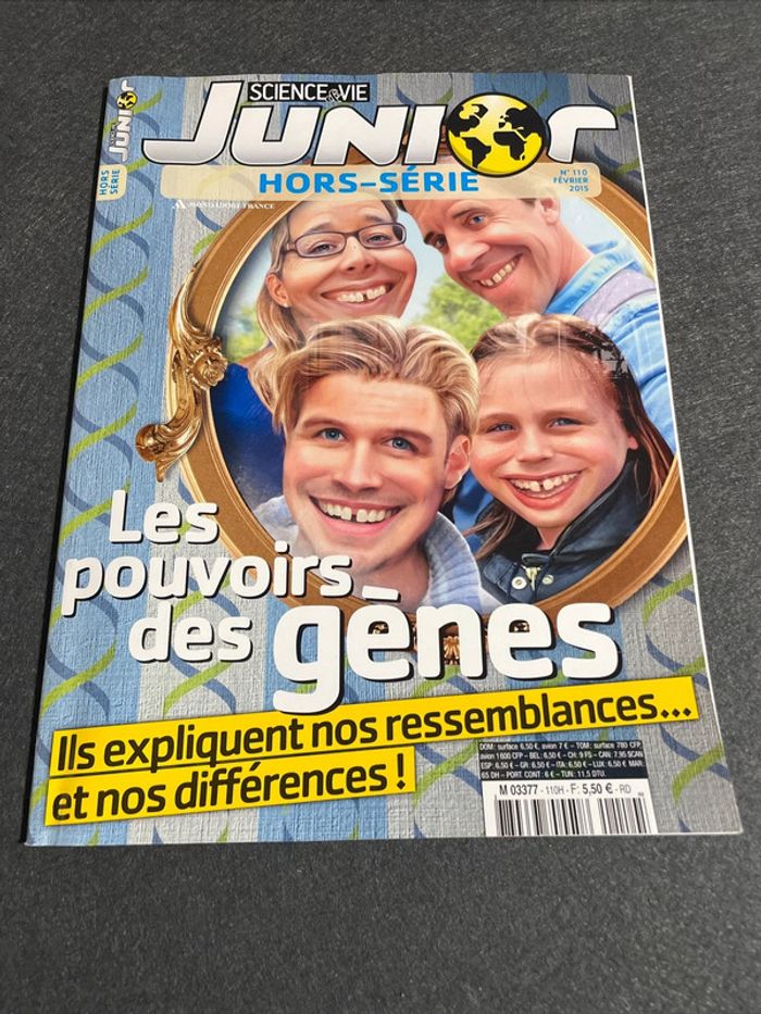 Science&Vie Junior Hors Série N°110 Les Pouvoirs Des Gènes
