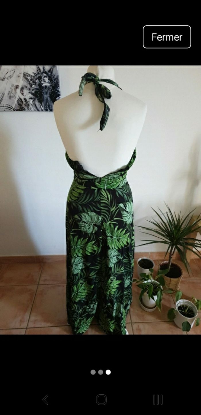 Robe fendue tropical Shein - photo numéro 3