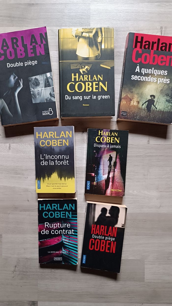 Lot de 7 livres Harlan Coben 🌿
