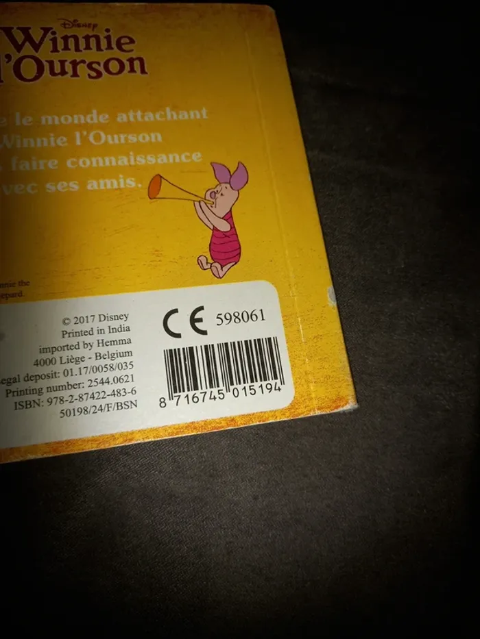 Livre winnie l'ourson - photo numéro 3