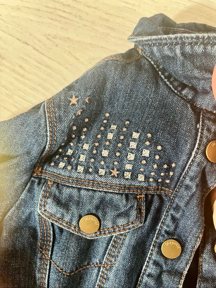 Veste en jeans chaude fille - photo numéro 5