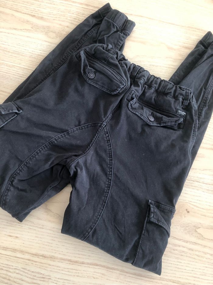 Pantalon cargo noir jack and jones - photo numéro 4