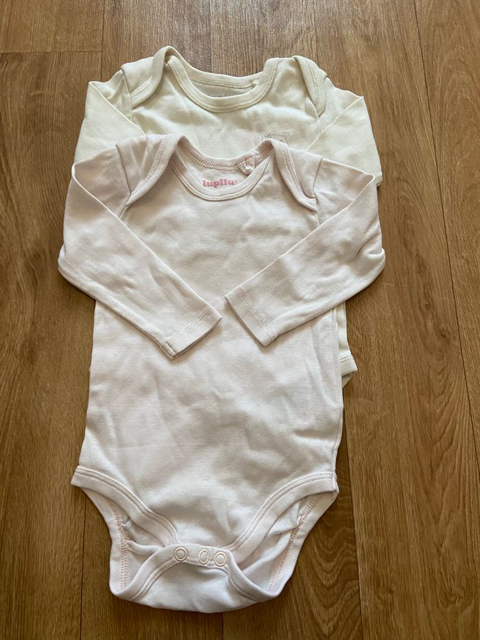 Lot de 2 bodies fille 2-6M