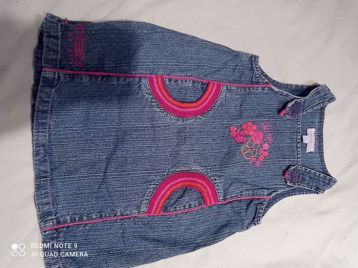 robe + tee short  de kimbaloo 12 mois ref 901 C7 - photo numéro 3