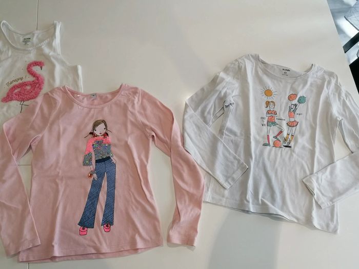 Lot 9 hauts manches longues, thee shirt, débardeurs T 8 ans 👧🏻 - photo numéro 10