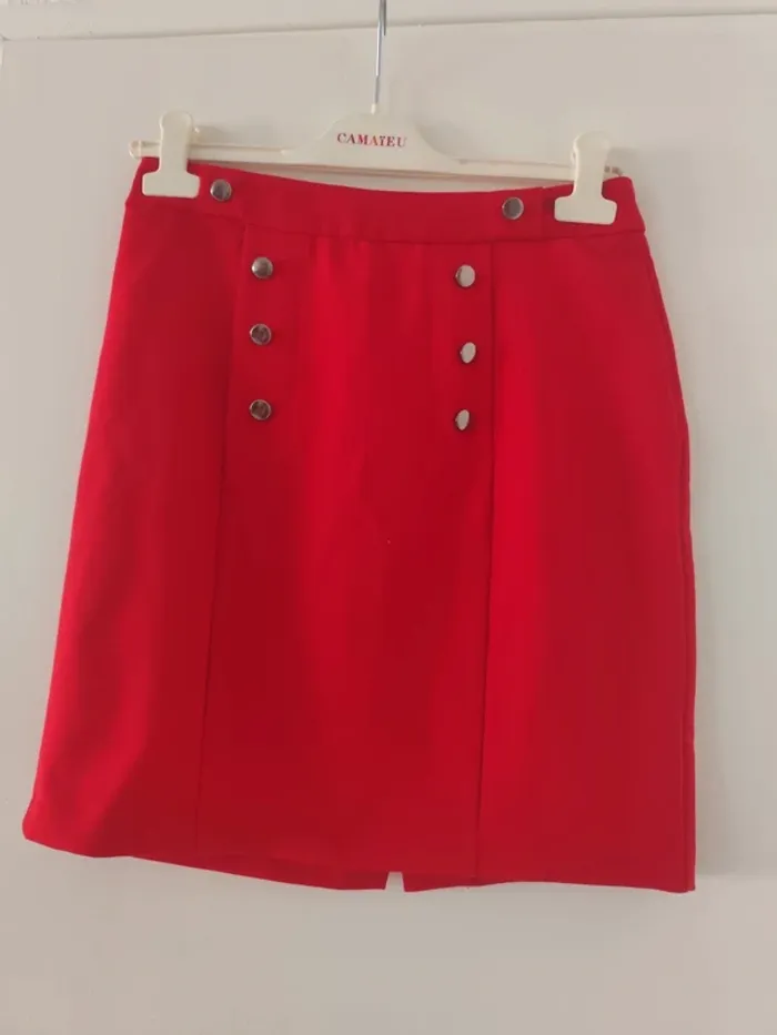 Jupe rouge Naf Naf - photo numéro 2