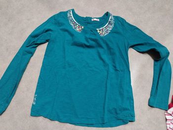 tee shirt manches longues tunique fille 14 ans dpam