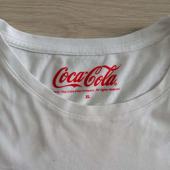 T-shirt  homme blanc Coca Cola taille XL - photo numéro 2