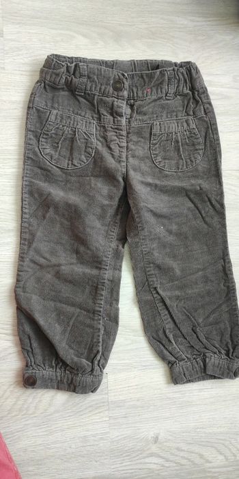 Pantalon velours fille 2 ans