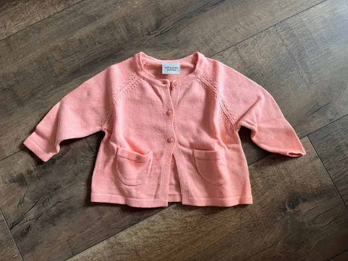 Gilet rose 3 mois