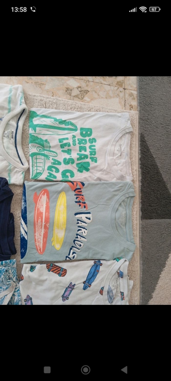 Lot de t shirts mc 12 ans - photo numéro 9