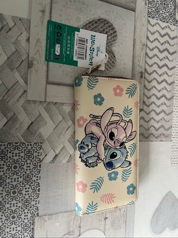 Porte-monnaie/feuille Stitch et Angel