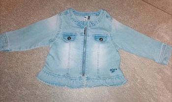 Veste en jean bébé fille 9/12 mois NEUVE