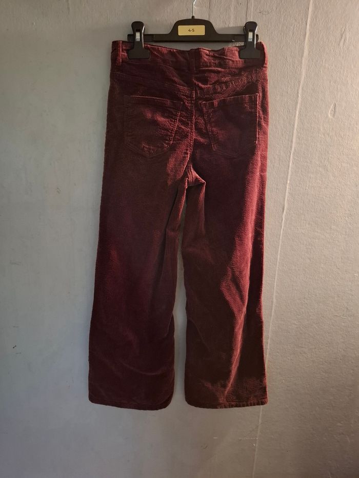 Pantalon jean large h&m taille 8-9 bordeau neuf - photo numéro 2