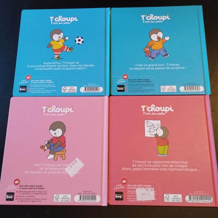Lot livres enfant Nathan T'choupi - photo numéro 4