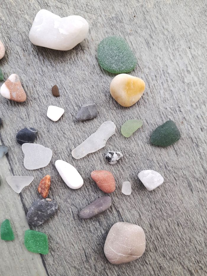 Lot de 36 petites pierres naturelles - photo numéro 3