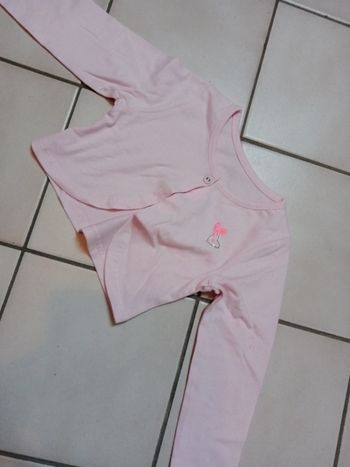 Gilet rose bolero