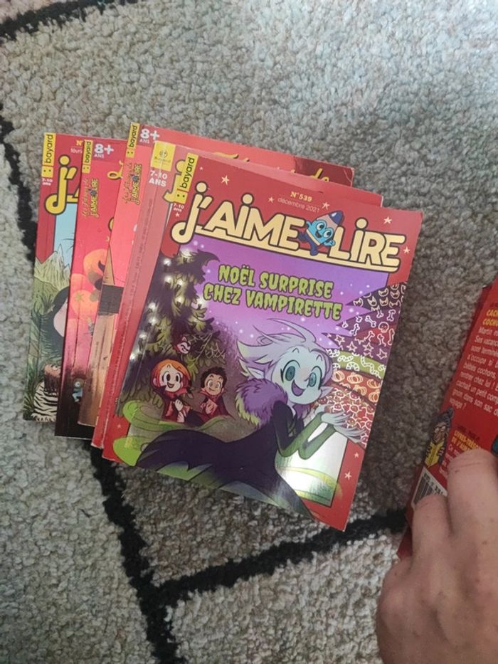 Lot livres j'aime lire - photo numéro 3